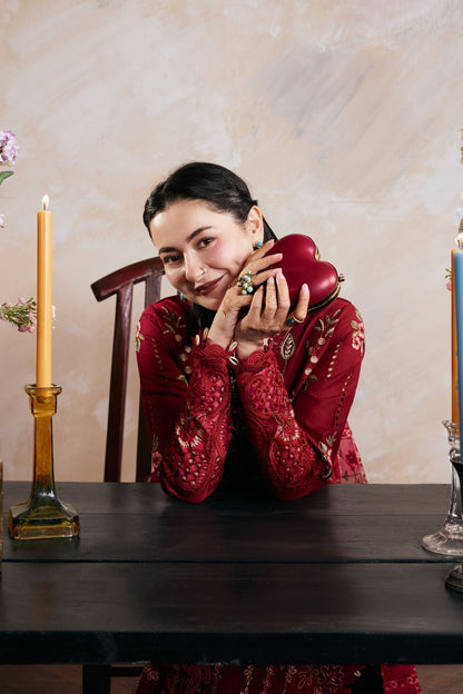 Maryam Hussain | Luxury Lawn 26 Vol 2 | Daneen - Luxury Dress - available at Maria Faisal in UK and USA.
