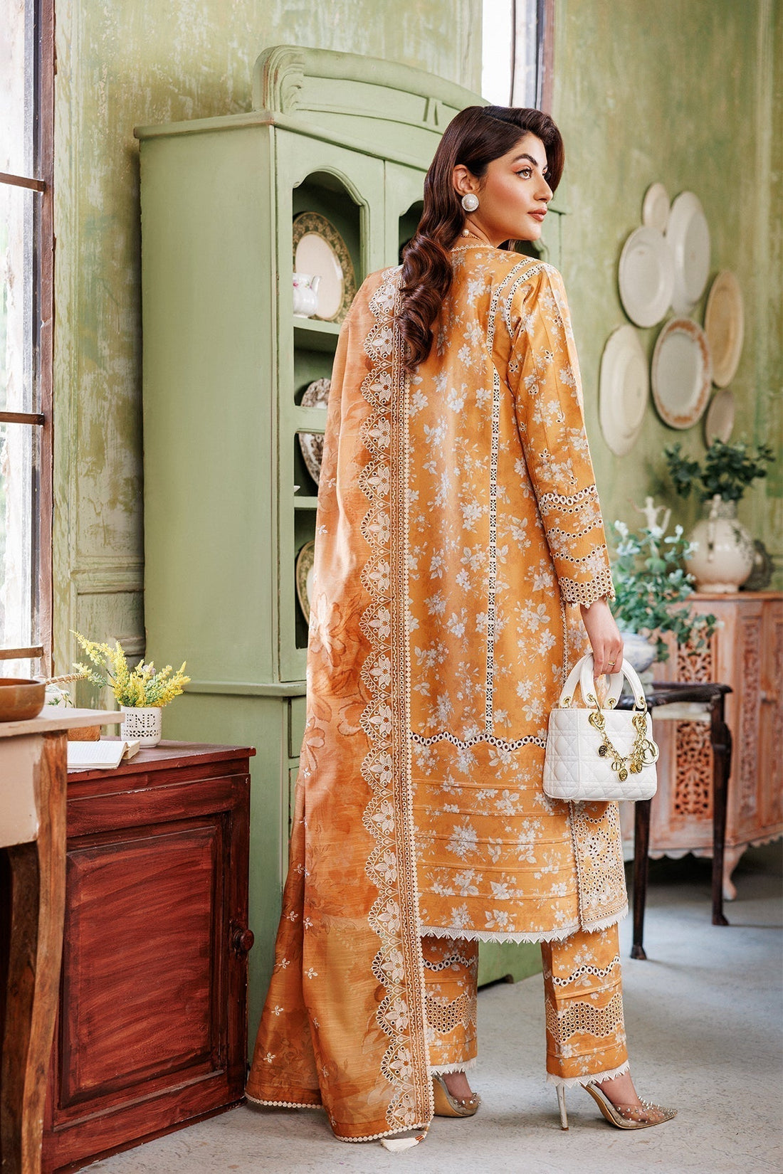 Alizeh | Maahi Vol 2 | AF-EPL-7014-SUNG - Designer Dress with Intricate embroidery and embellishments. Shop elegent wedding dress at Maria Faisal.