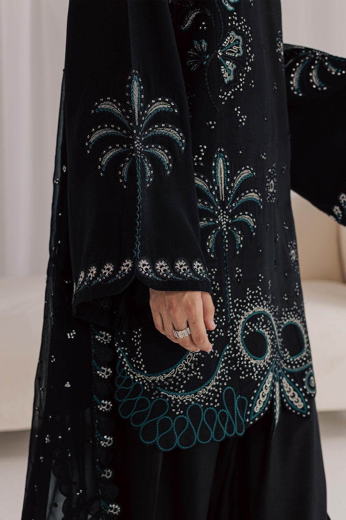 Nureh | Fancy Formal 26 | NP-811 - Formal Dress - available at Maria Faisal in UK and USA.