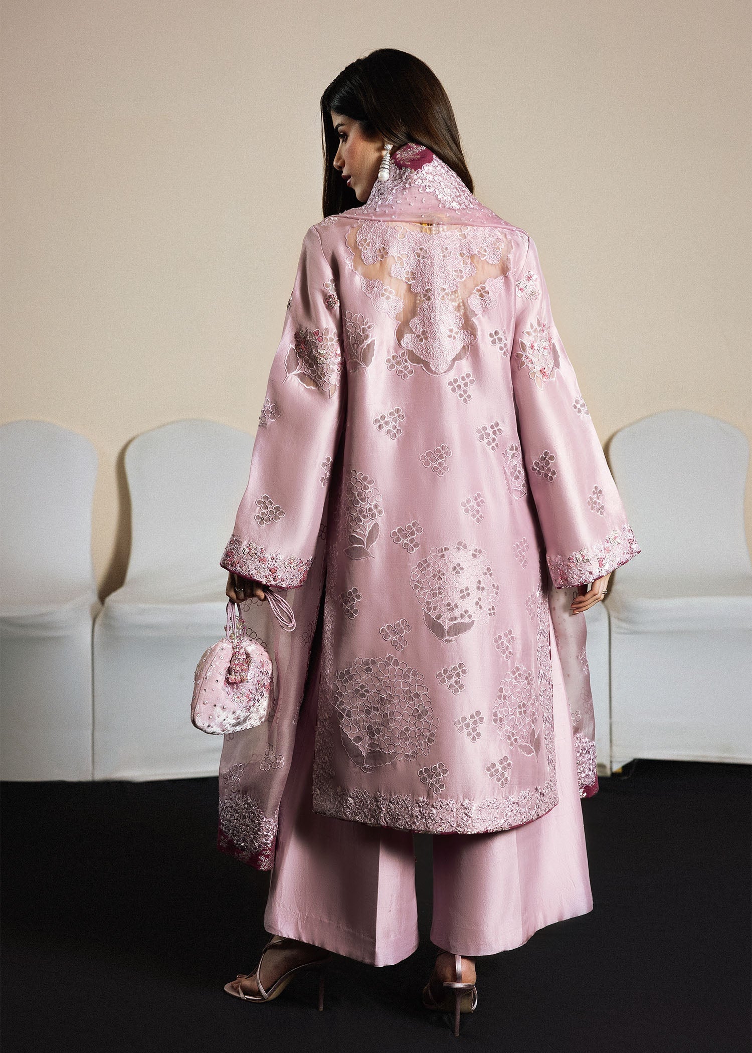 Hussain Rehar | Luxury Pret 26 | Zivah - Luxury Dress - available at Maria Faisal in UK and USA.