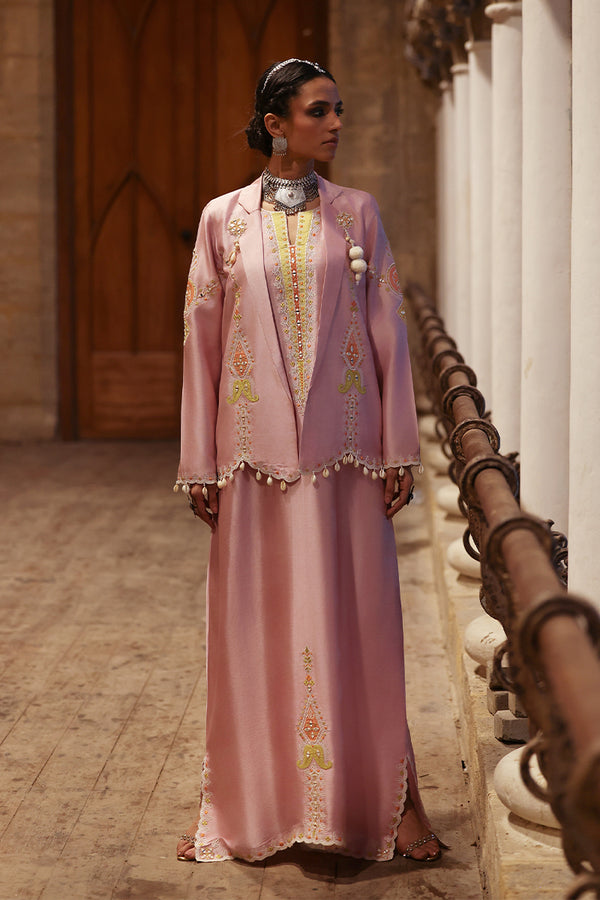 Wardha Saleem | Aari Collection | Rimel - Formal Dress - available at Maria Faisal in UK and USA.