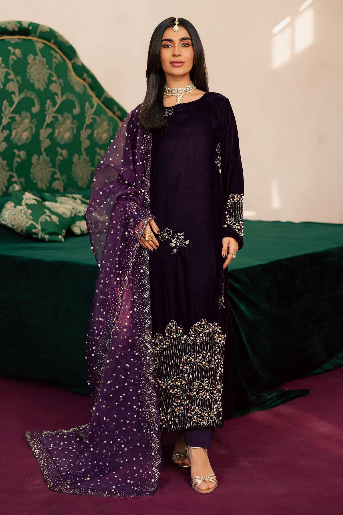 Nureh | Wedding Formals | FP-156 - Wedding Dress - available at Maria Faisal in UK and USA.