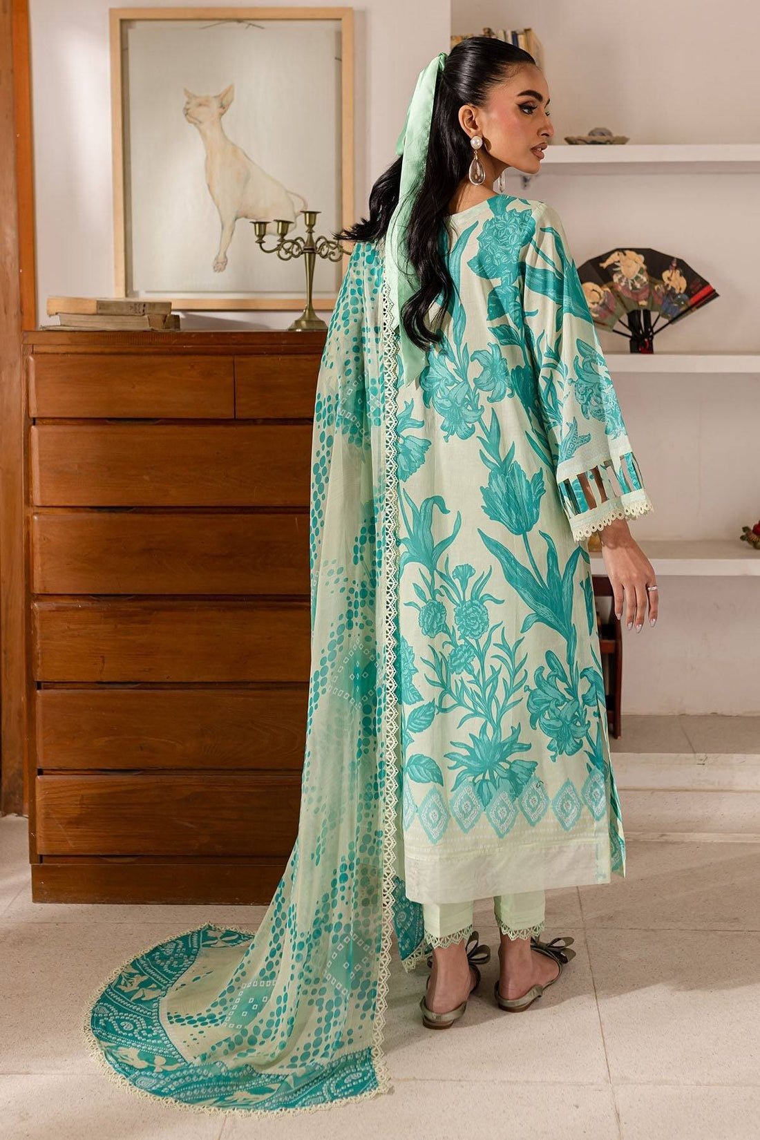 Nureh | Printed Lawn 25 | SP-143 by Maria Faisal - Registered Vendor of : Nureh - type : Ladies Clothes - 100% original wedding dresses