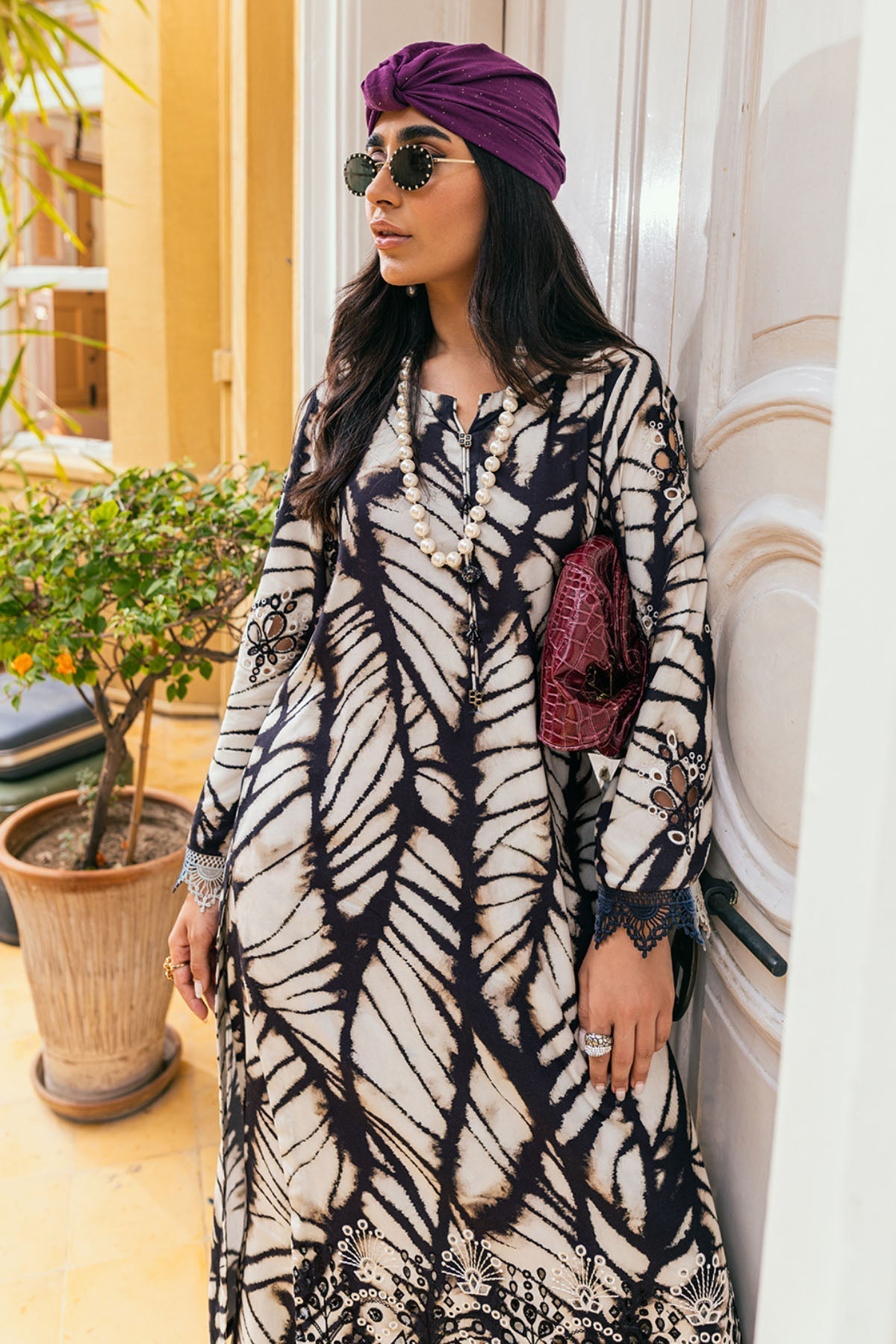 NU2-112 – authentic Pakistani dress from the Ballerina Winter 25 collection for women in the UK