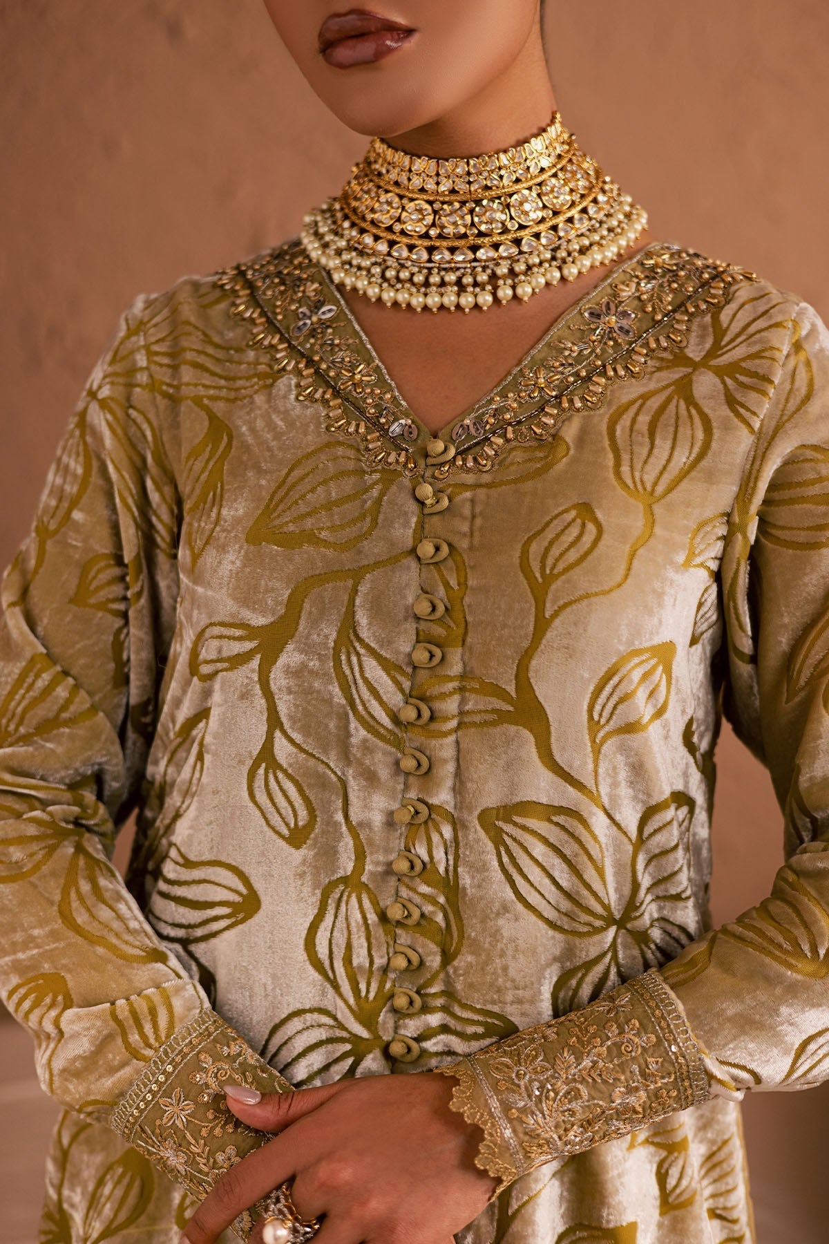 NU2-189 – authentic Pakistani dress from the Ballerina Winter 25 collection for women in the UK