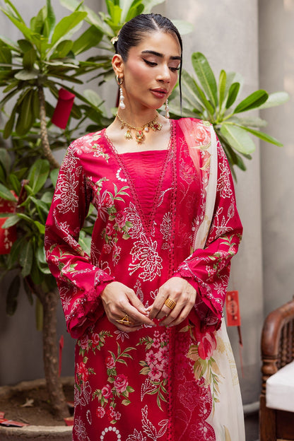 Nureh | Signature Prints 26 | SP-160 - Luxury Dress - available at Maria Faisal in UK and USA.