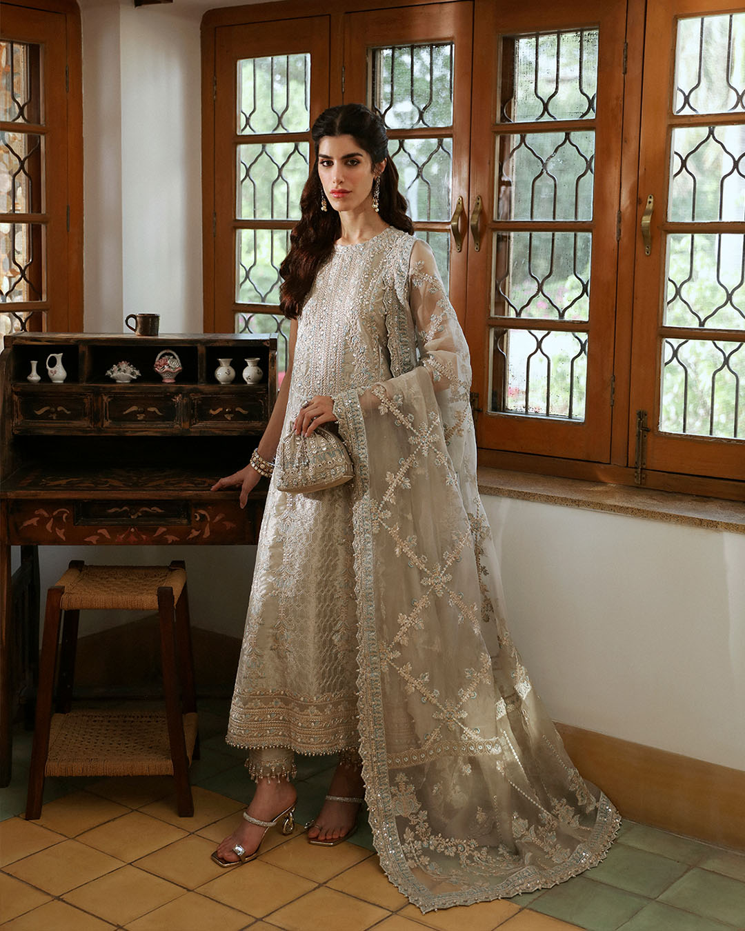 Faiza Saqlain | Mehermah Luxe Formals | Damaris - Wedding Dress - Maria Faisal