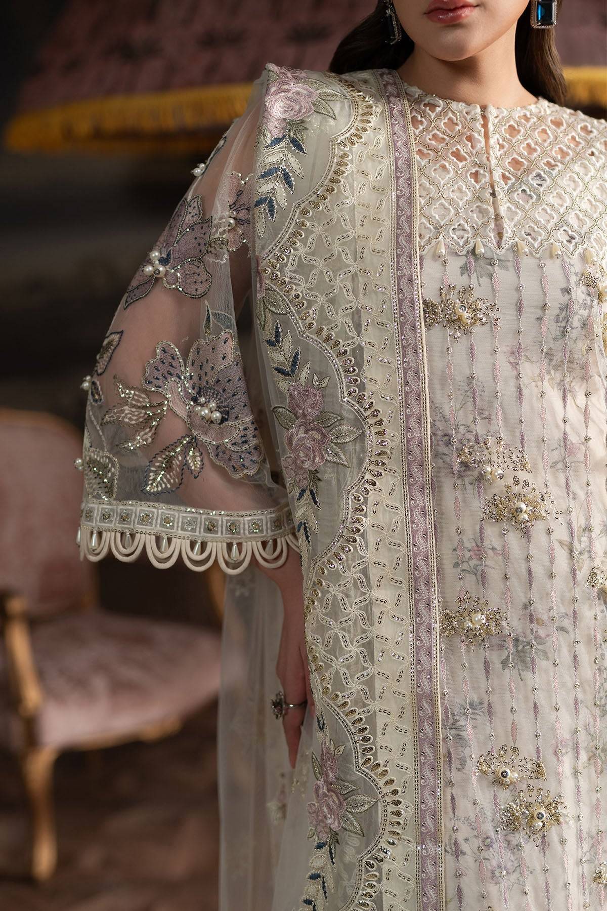 Nureh | Elanora Formals 25 | NEL-69 by Maria Faisal - Registered Vendor of : Nureh - type : Ladies Clothes - 100% original wedding dresses