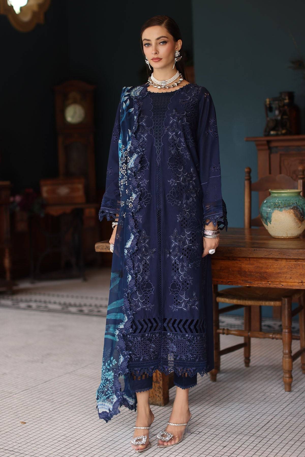 Nureh | Maya Lawn | NS-158 by Maria Faisal - Registered Vendor of : Nureh - type : Ladies Clothes - 100% original wedding dresses