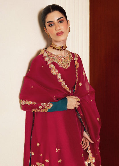Hussain Rehar | Luxury Pret 26 | Luniere - Luxury Dress - available at Maria Faisal in UK and USA.