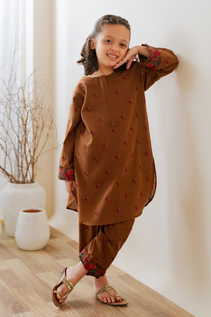 KKG-207 - by Maria Faisal - Registered Vendor of : Kastoor Kids - 100% Original Designer Dress.