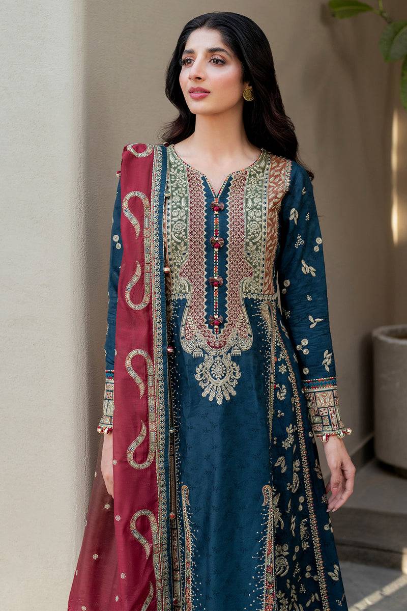 Jazmin | Shahkaar Luxury Lawn 25 | SL25-D3 by Maria Faisal - Registered Vendor of : Jazmin - type : Ladies Clothes - 100% original wedding dresses