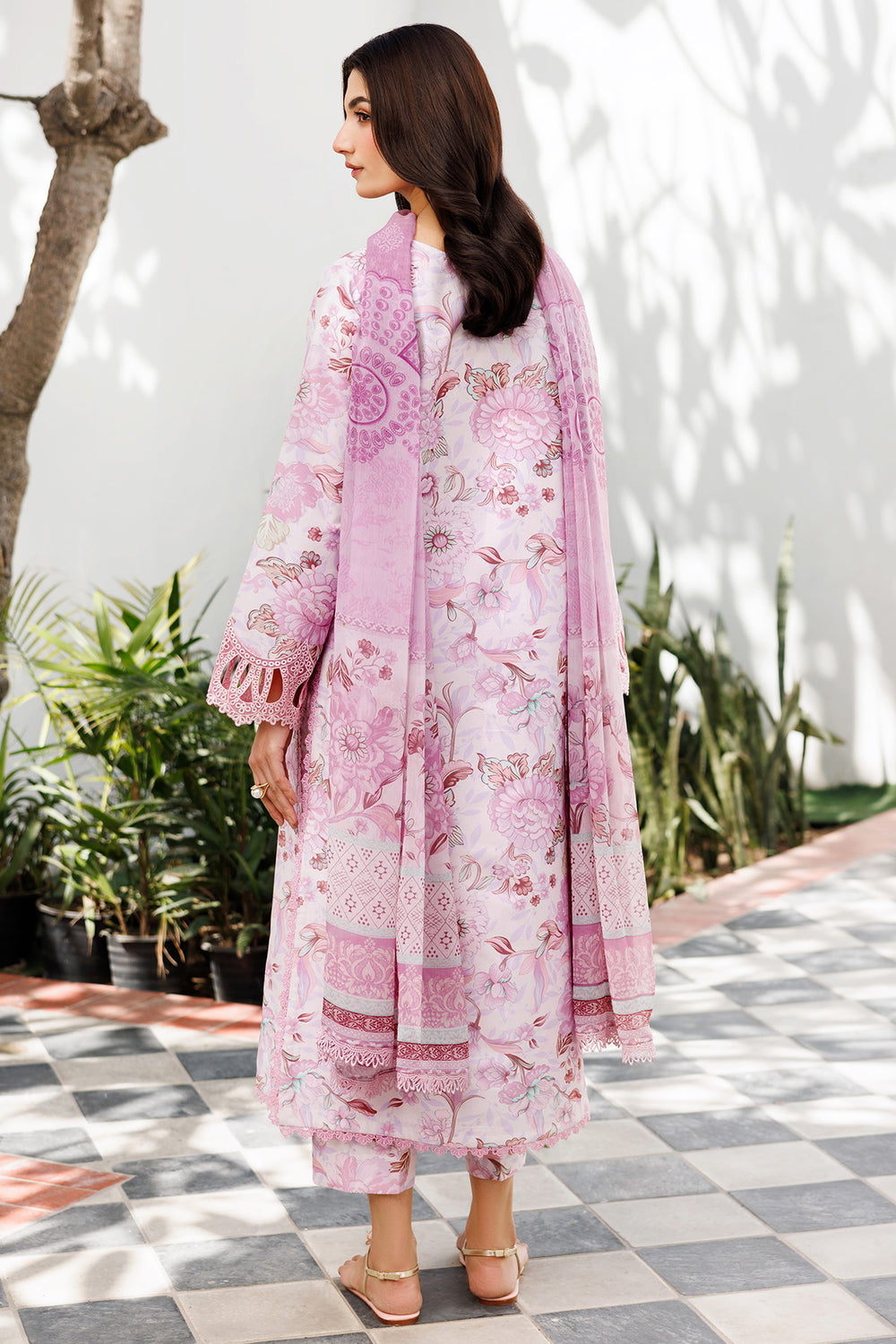 Farasha | Printed Essentials | Pearl Blush - Ladies Clothes - Maria Faisal