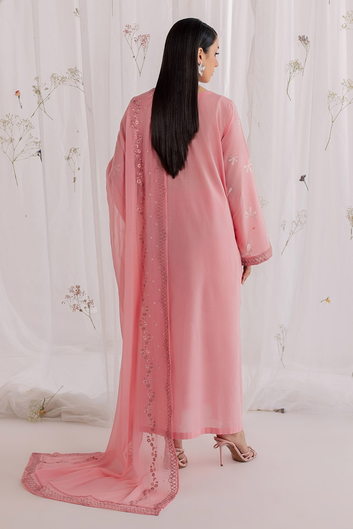 Nureh | Shades of Summer | NP-802 - Luxury Dress - available at Maria Faisal in UK and USA.