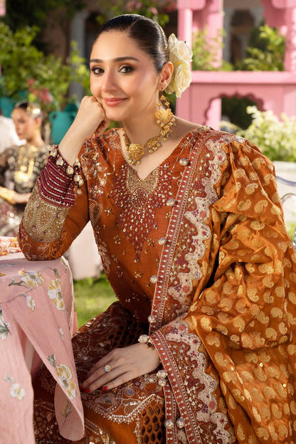 Nureh | Jhoomro Formals |NL-98 Elyana - Formal Dress - available at Maria Faisal in UK and USA.