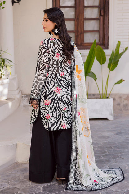 Nureh | Rania Prints | NR-08 - Casual Dress - available at Maria Faisal in UK and USA.