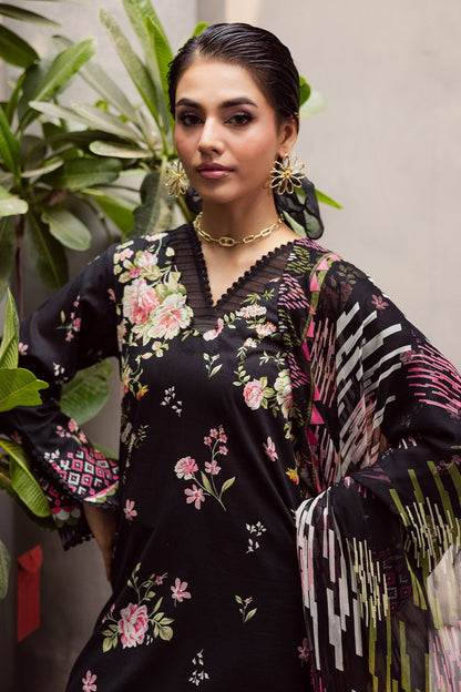 Nureh | Signature Prints 26 | SP-162 - Luxury Dress - available at Maria Faisal in UK and USA.