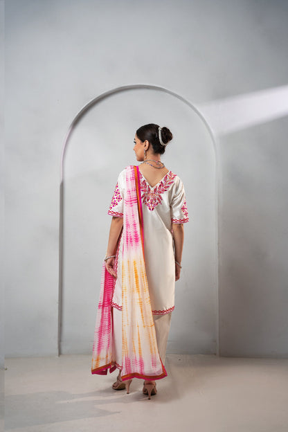 Fozia Khalid | Dilkash Festive Wear 25 | Noor - Formal Dress - available at Maria Faisal in UK and USA.