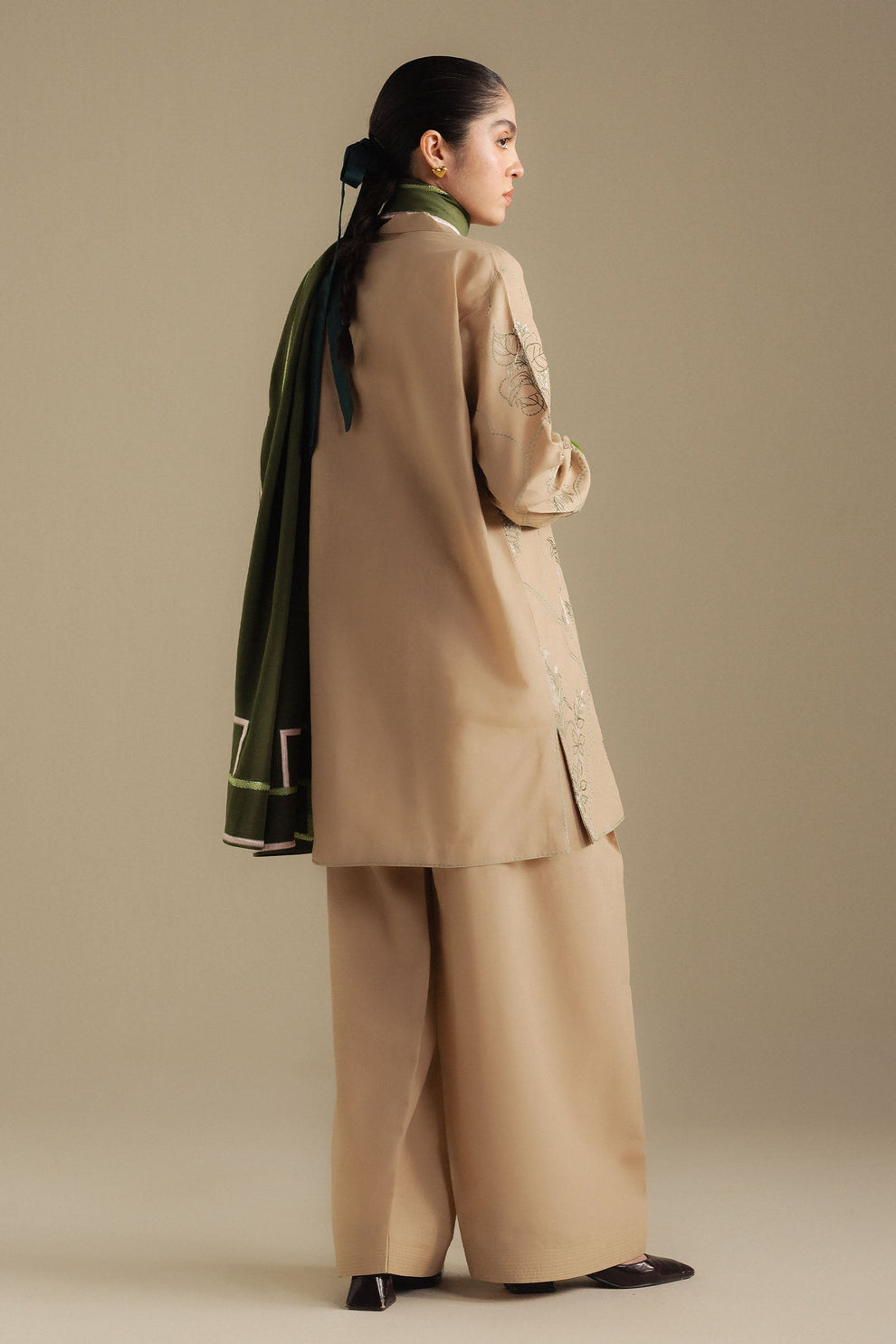 Zara Shahjahan | Coco Winter 25 | Amber-1A - Luxury Dress - available at Maria Faisal in UK and USA.