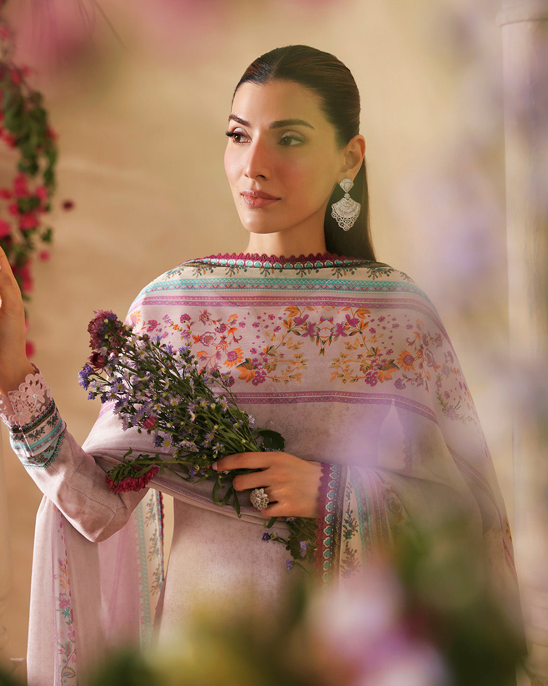 Faiza Saqlain | Serina Luxe | Janine - Formal Dress - available at Maria Faisal in UK and USA.