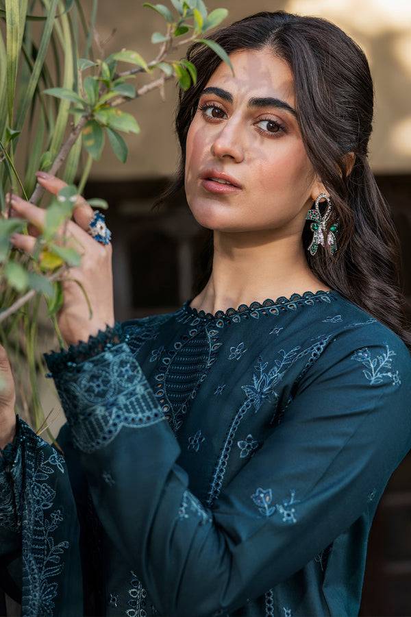 Farasha | Summer Weaves Embroidered Lawn | Teal Serenity by Maria Faisal - Registered Vendor of : Farasha - type : Ladies Clothes - 100% original wedding dresses