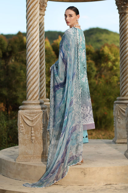 Nureh | Signature Prints 26 | SP-196 - Dress - available at Maria Faisal in UK and USA.