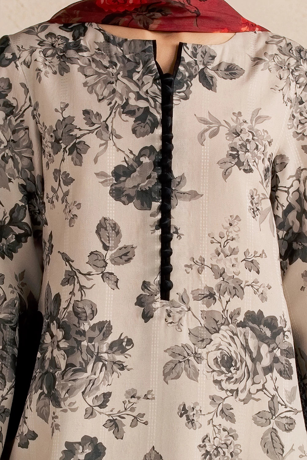 Vanya | Post Crds of July | SM-028 - Luxury Dress - available at Maria Faisal in UK and USA.