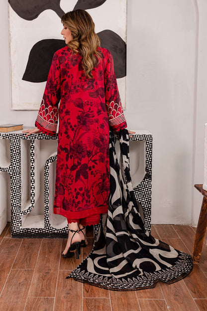 Nureh | Signature Prints 26 | SP-100 - Dress - available at Maria Faisal in UK and USA.