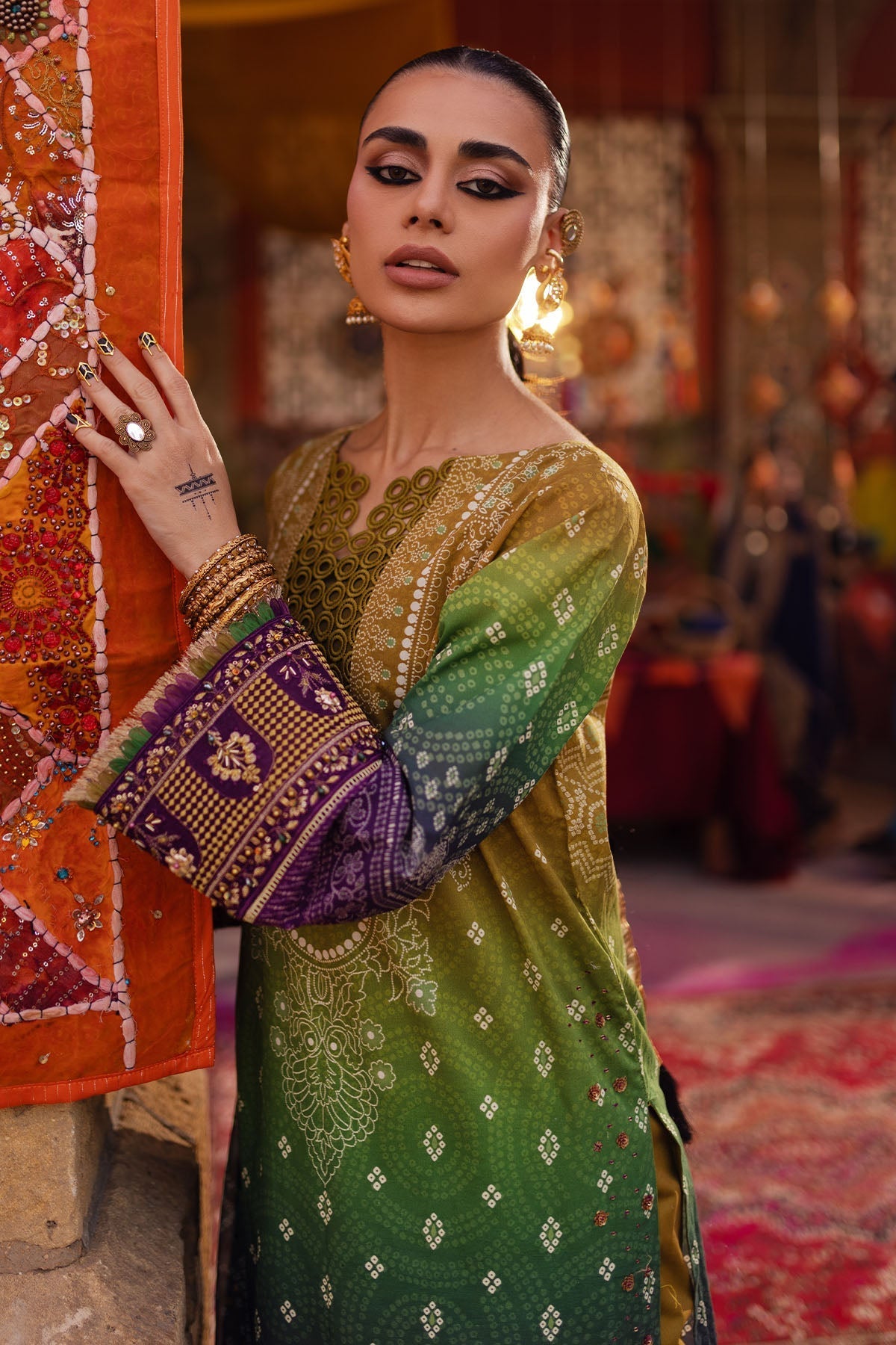 Nureh | Bazaar Lawn | NS-132 - Ladies Clothes - Maria Faisal