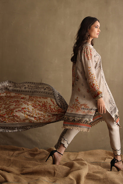 Mina Hasan | Signature Pret | Monochrome In Spring - Luxury Dress - available at Maria Faisal in UK and USA.