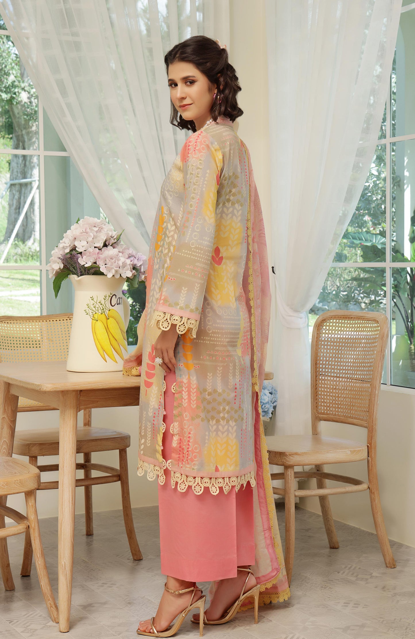Alzohaib | Digital Printed Cambric | Colors Digital Cambric 3 Piece-CDC-25-06 - Ladies Clothes - Maria Faisal