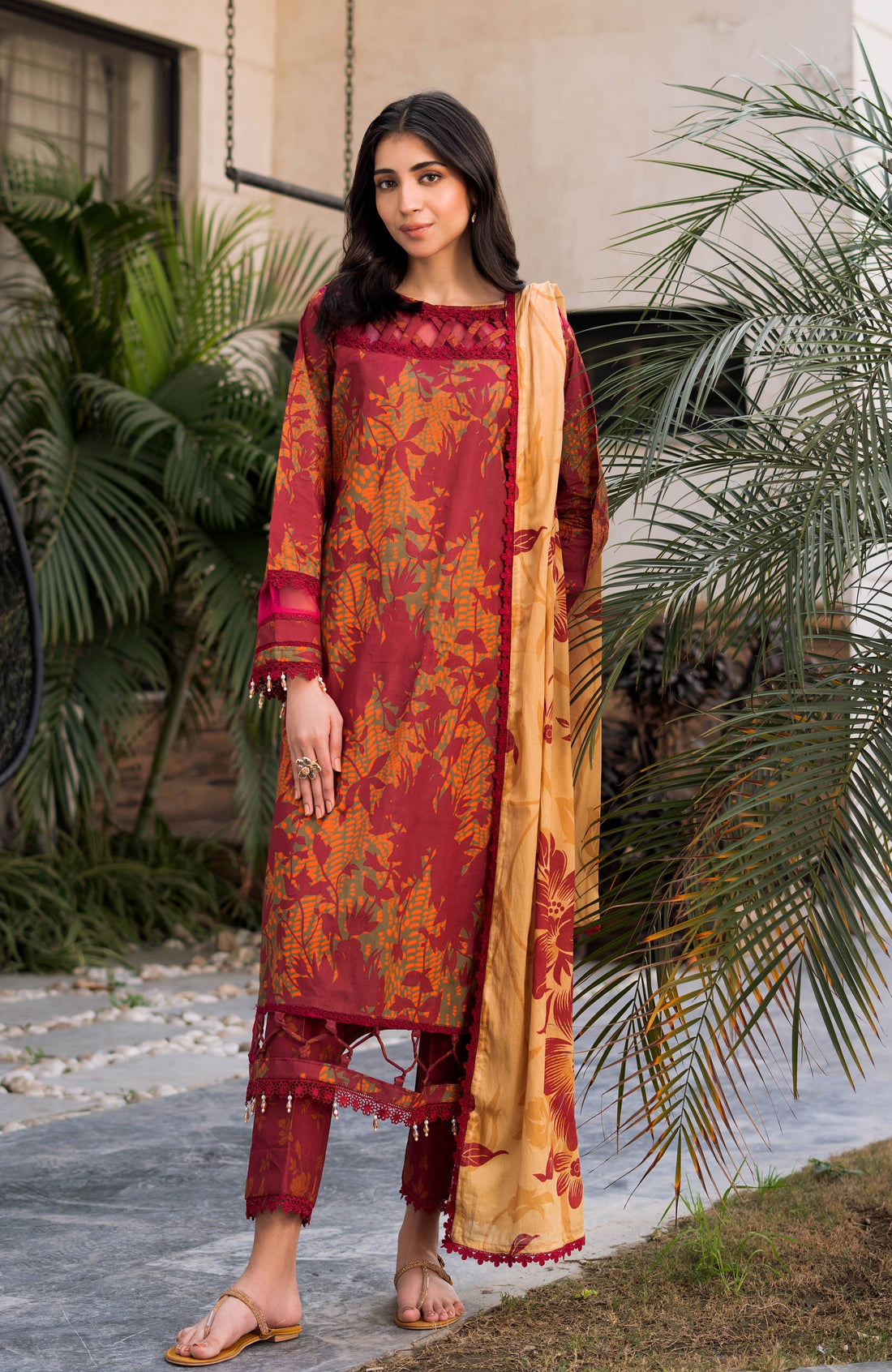 Alzohaib | Premium Prints 25 | AZP-25-06 by Maria Faisal - Registered Vendor of : Alzohaib - type : Ladies Clothes - 100% original wedding dresses