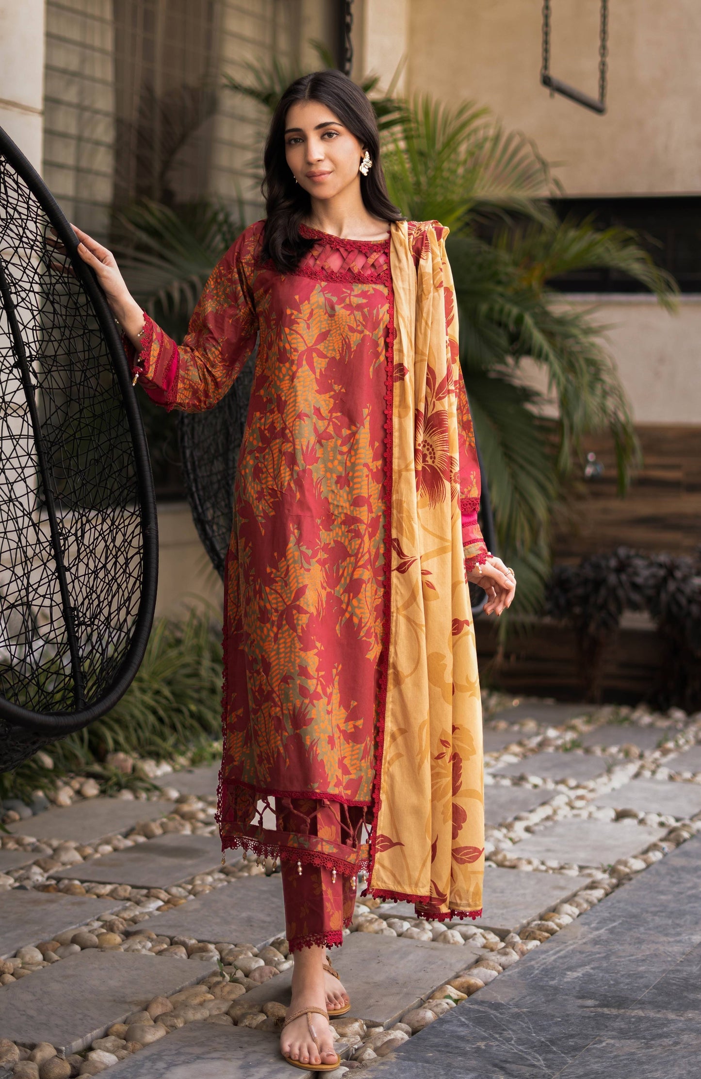 Alzohaib | Premium Prints 25 | AZP-25-06 by Maria Faisal - Registered Vendor of : Alzohaib - type : Ladies Clothes - 100% original wedding dresses