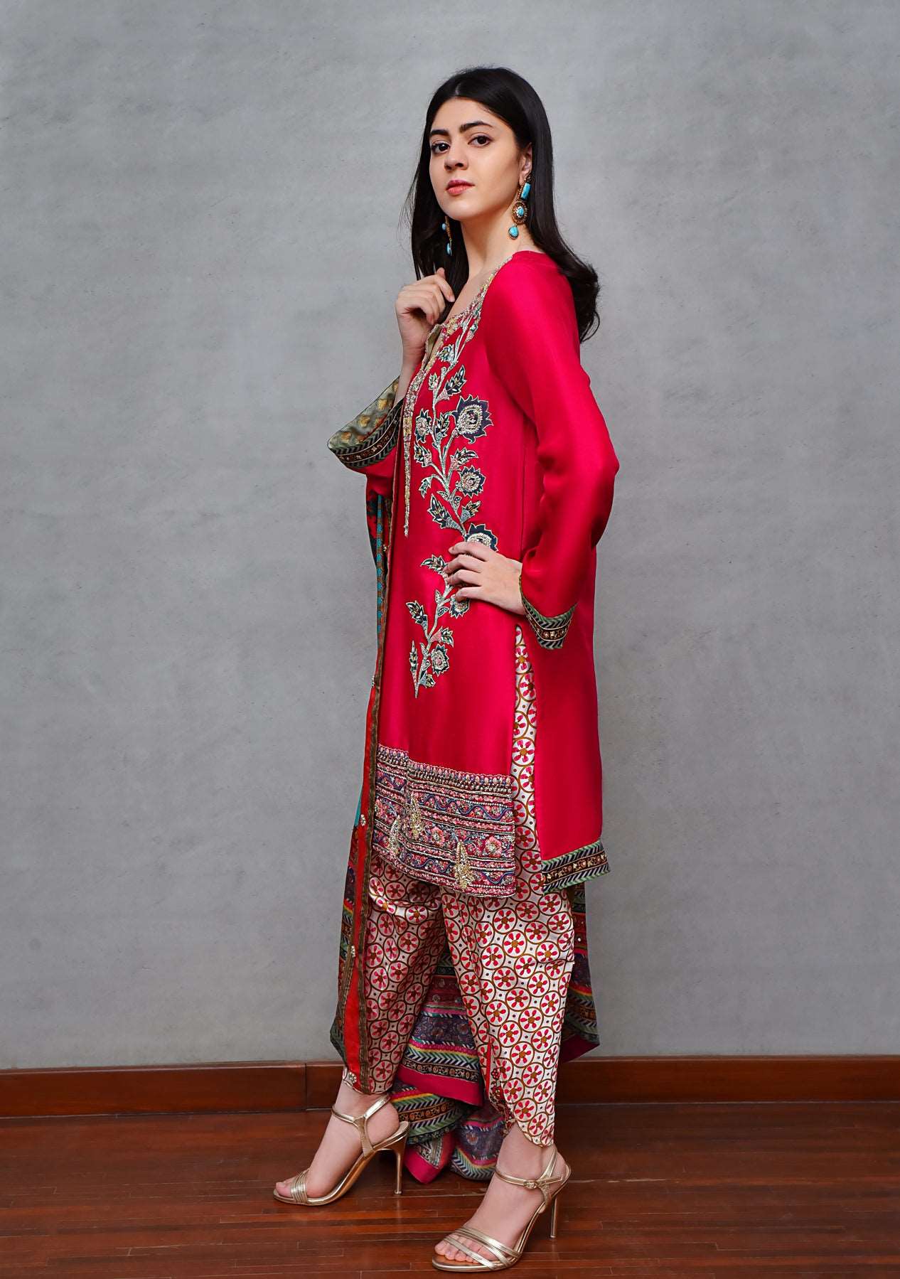 Layla Chatoor | Pret A Porter | LC-06 - Luxury Dress - available at Maria Faisal in UK and USA.