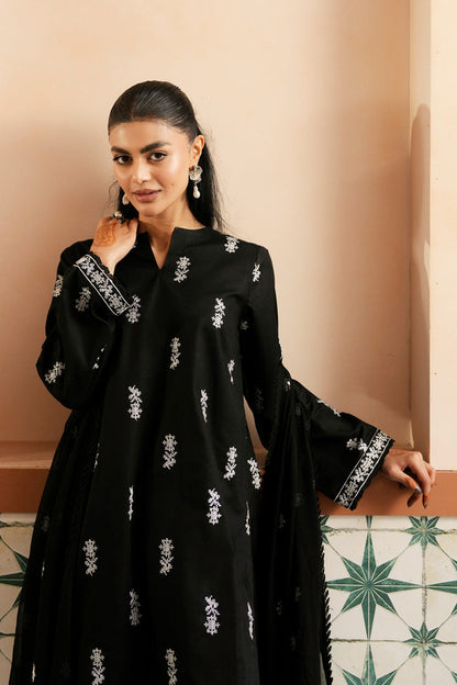 Marjjan | Leya Collection | MBL-96 (BLACK) - Luxury Dress - available at Maria Faisal in UK and USA.