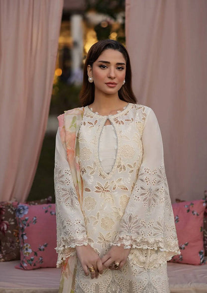 Kahf Premium | Luxury Lawn 25 | KLR-07 Miriam by Maria Faisal - Registered Vendor of : Kahf Premium - type : Ladies Clothes - 100% original wedding dresses