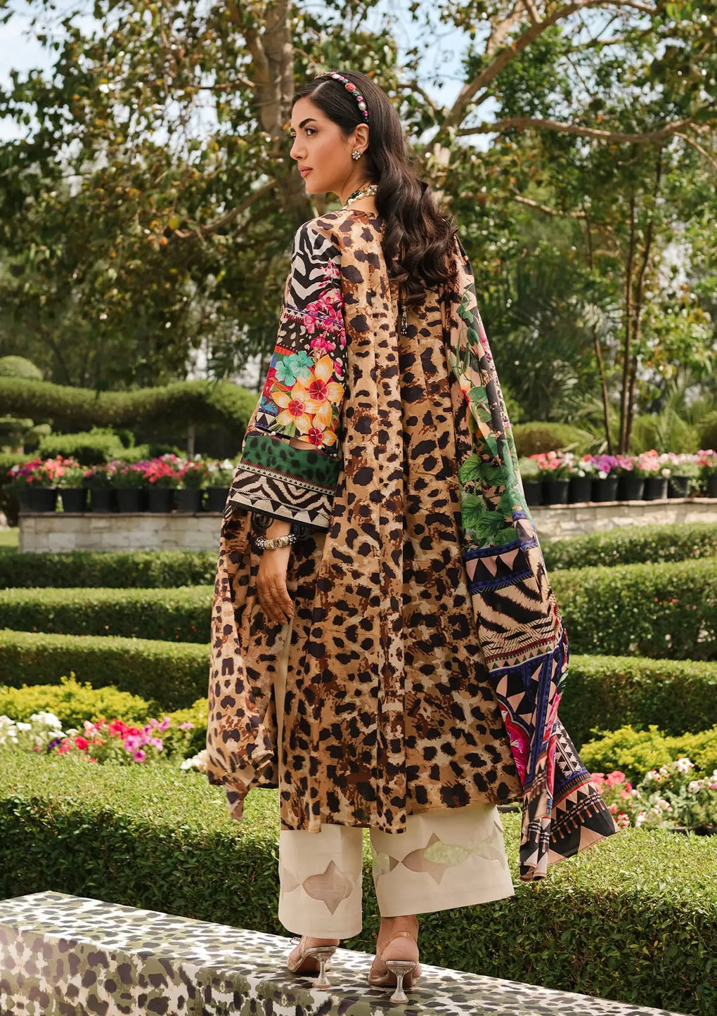 Elaf Premium | Printed Collection 24 | EEP-06A - Menagerie - Waniyas