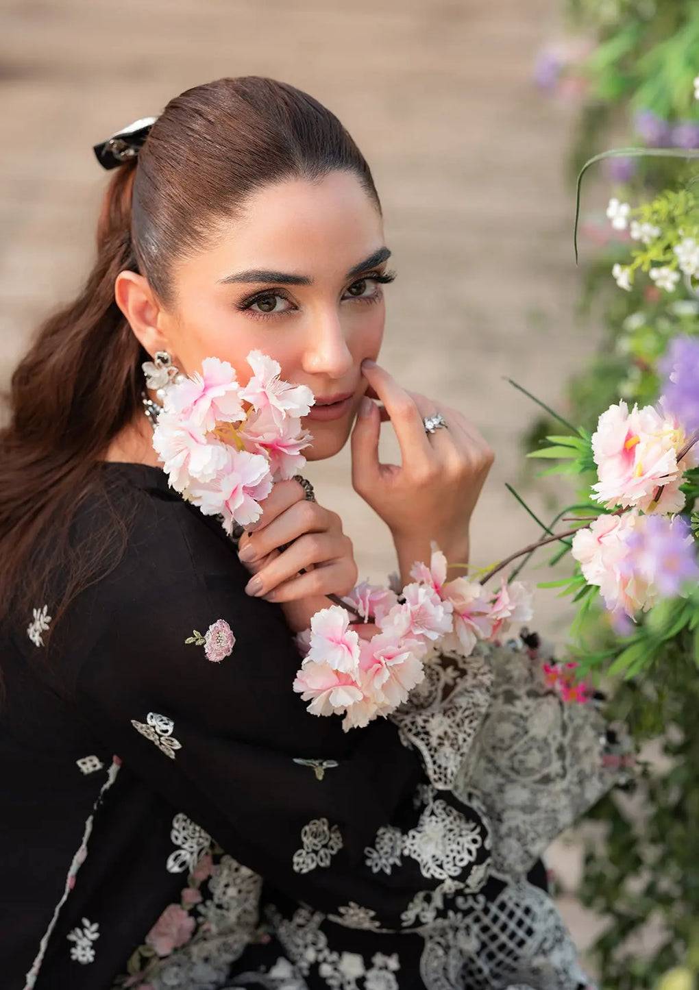 Elaf Premium | Luxury Lawn 25 | ELH-6A SERENA by Maria Faisal - Registered Vendor of : Elaf Premium - type : Ladies Clothes - 100% original wedding dresses