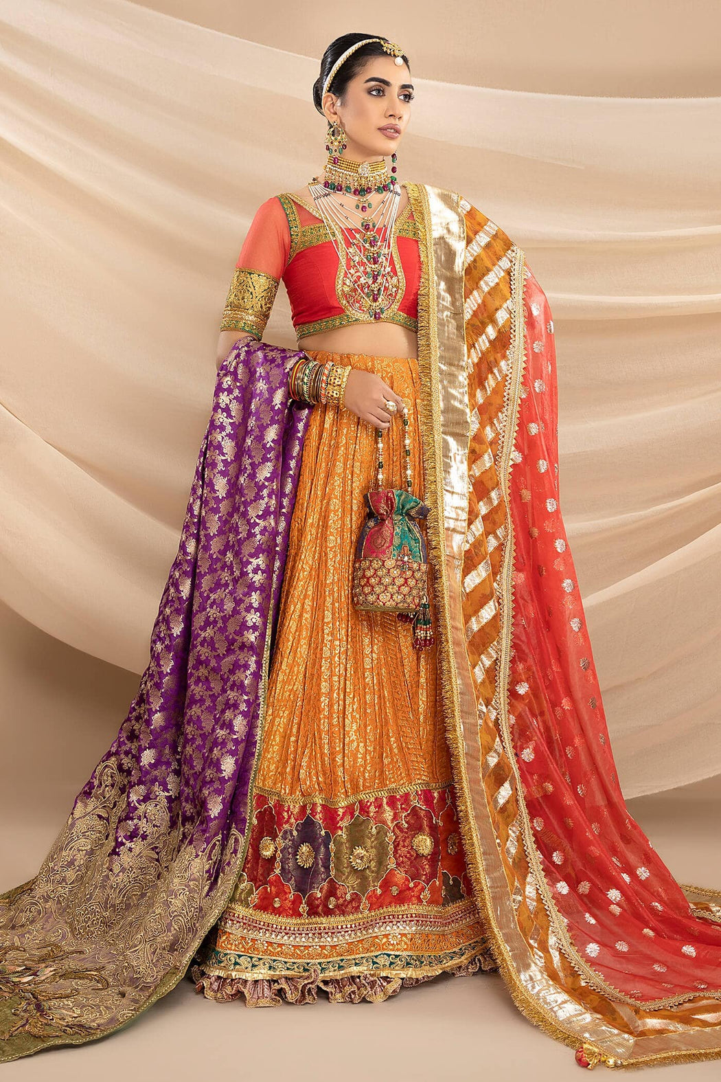 Nilofer Shahid | Shama e Mehfil | Raqs e Ishq - Bridal Dress - available at Maria Faisal in UK and USA.