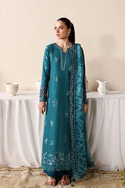 Azure | Luxury Lawn 26 | Sea Breeze - Dress - available at Maria Faisal in UK and USA.