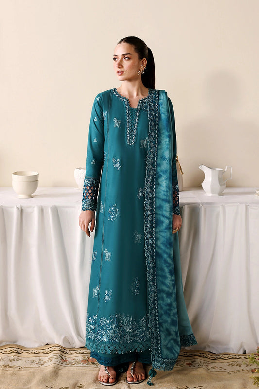 Azure | Luxury Lawn 26 | Sea Breeze - Luxury Dress - available at Maria Faisal in UK and USA.