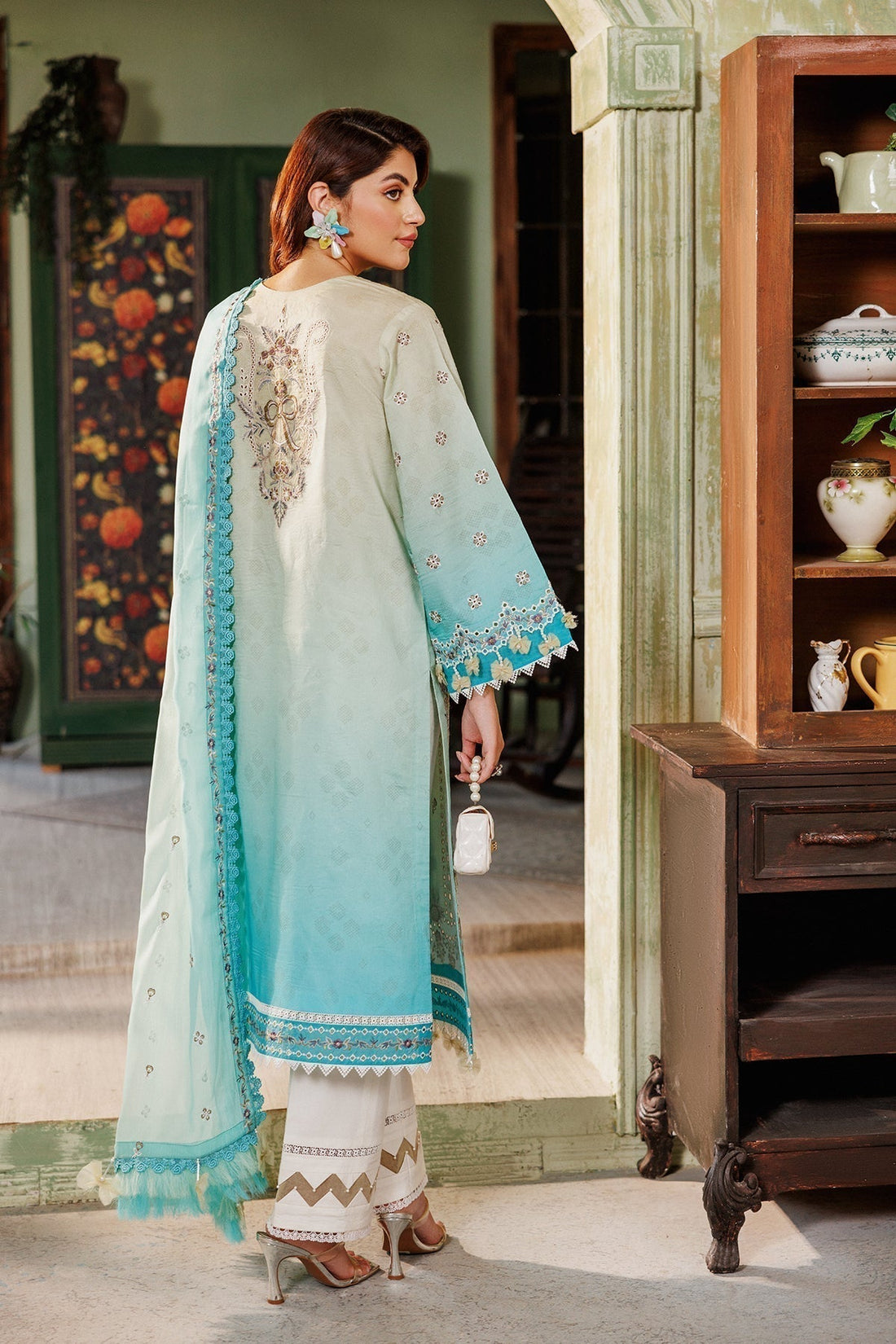 Alizeh | Maahi Vol 2 | AF-EPL-7016-ZARI - Designer Dress with Intricate embroidery and embellishments. Shop elegent wedding dress at Maria Faisal.