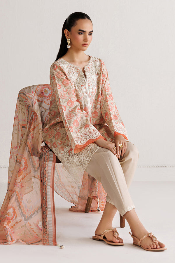 Baroque | Luxury Summer Pret | UF-4495 - Luxury Dress - available at Maria Faisal in UK and USA.