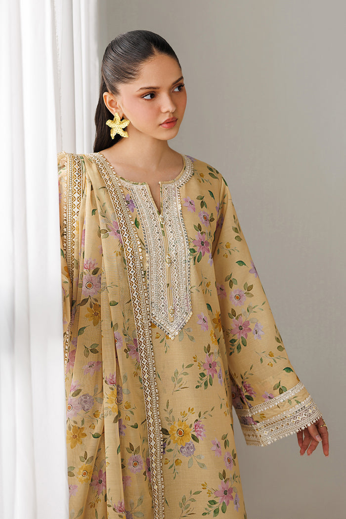 Baroque | Luxury Pret Summer | UF-4416 - Luxury Dress - available at Maria Faisal in UK and USA.