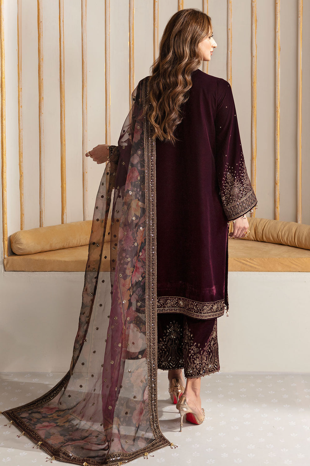 Jazmin | Velvet Edit 24 |  Velvet Formal VF-2012 - Wedding Dress - Maria Faisal