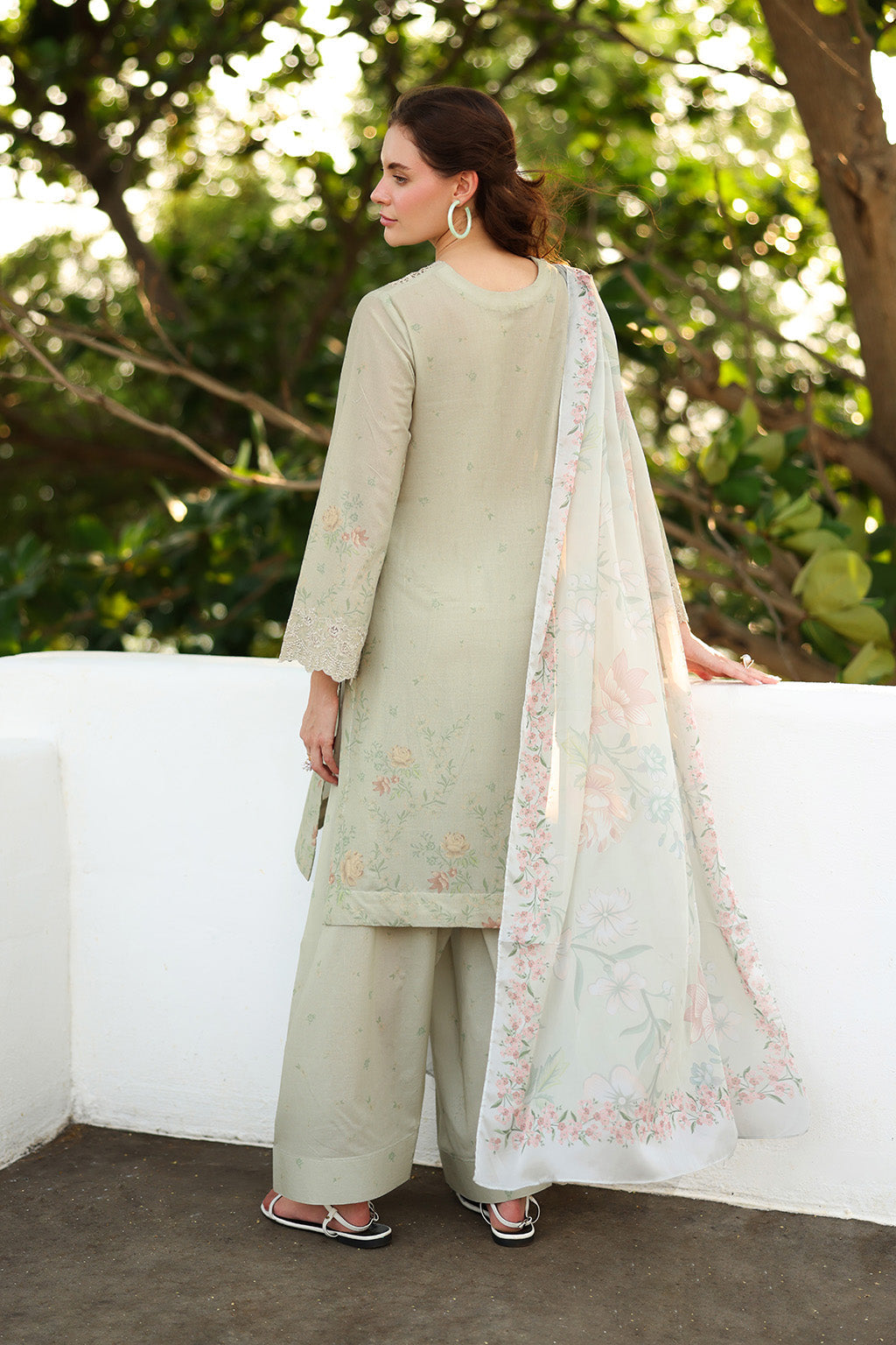 Iznik | lawn 26 | UE-490 - Dress - available at Maria Faisal in UK and USA.