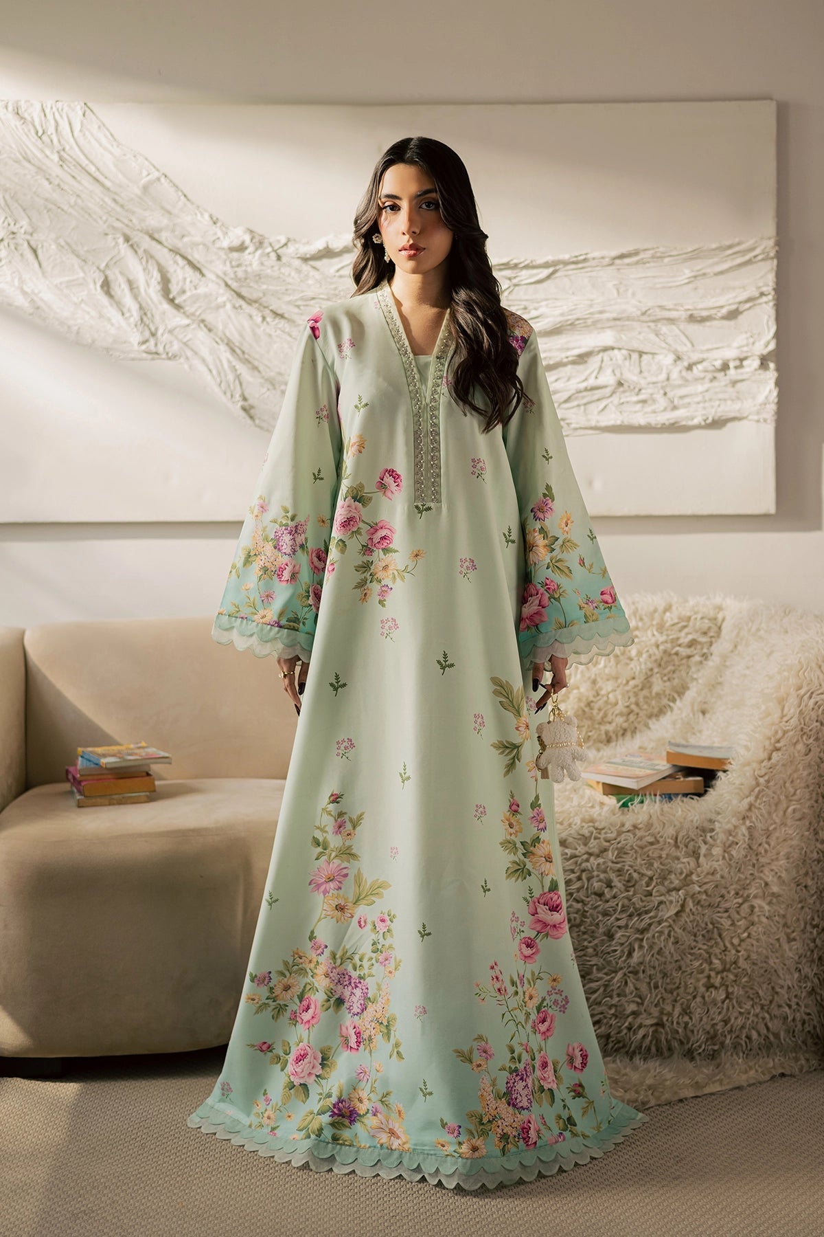 Vanya | Co Ords | CO-126 - Casual Dress - available at Maria Faisal in UK and USA.