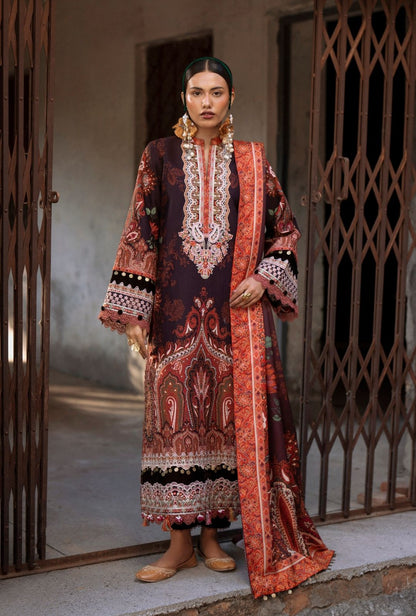 AJR Couture | Sard Sham | Naqsh - Casual Dress - available at Maria Faisal in UK and USA.