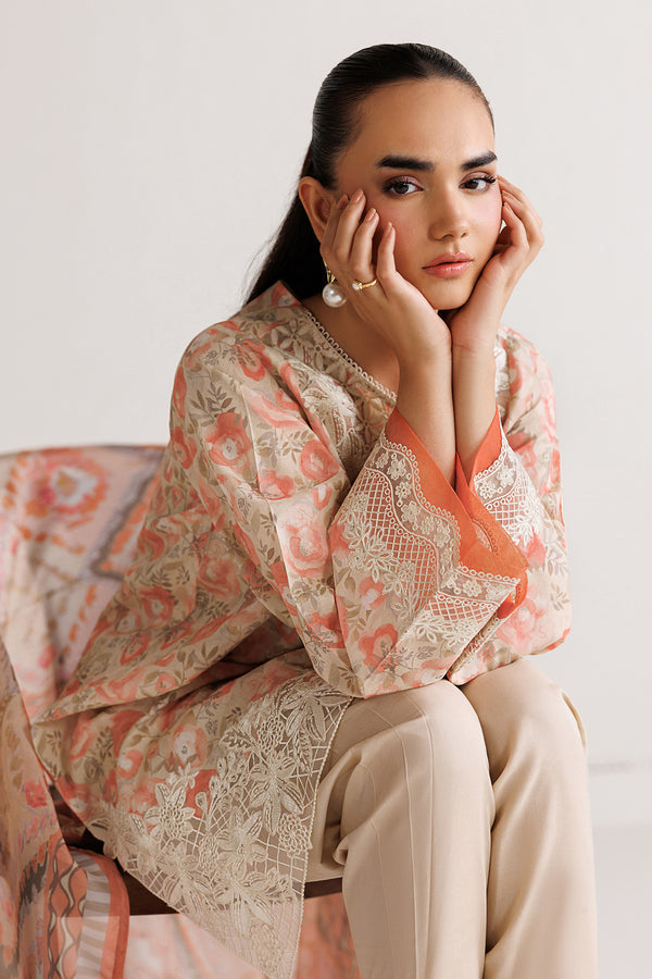 Baroque | Luxury Summer Pret | UF-4495 - Luxury Dress - available at Maria Faisal in UK and USA.