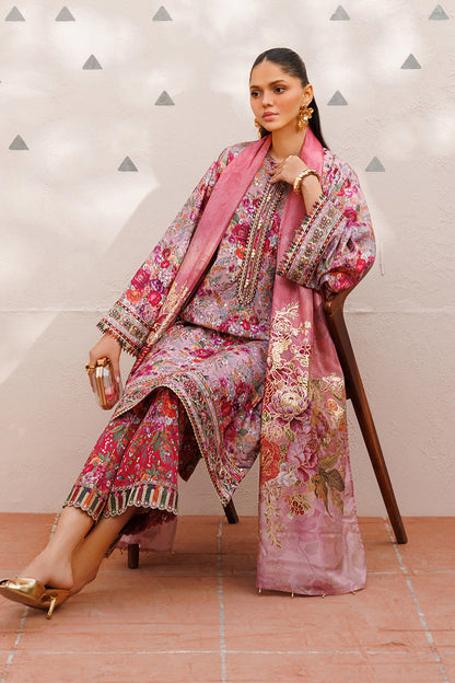 Baroque | Luxury Pret Summer | UF-4398 - Luxury Dress - available at Maria Faisal in UK and USA.